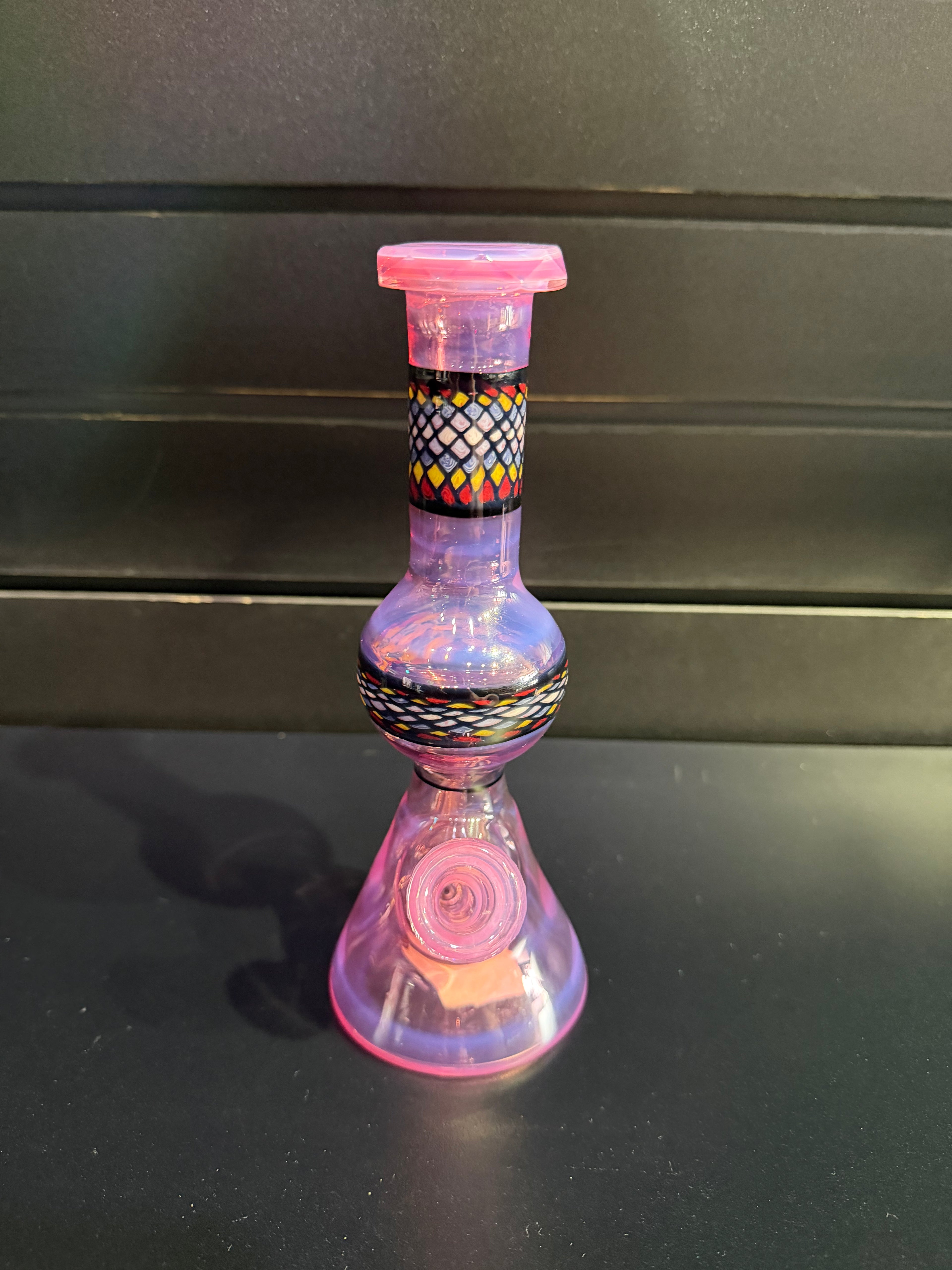 SHIPLEY GLASS 14MM MINI TUBE NS KARMALINE FILA W/ FACETS